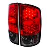 2002 - 2006 Dodge Ram 1500 LED Tail Lights - Red/Smoke
