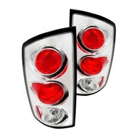 2002 - 2006 Dodge Ram 1500 Euro Style Tail Lights - Chrome