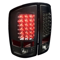 2007 - 2008 Dodge Ram 1500 LED Tail Lights - Smoke