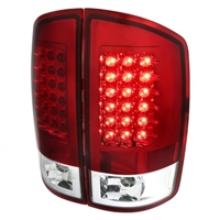 2007 - 2009 Dodge Ram 2500 LED Tail Lights - Red