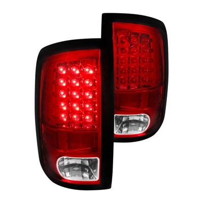 2009 - 2018 Dodge Ram 1500 LED Tail Lights - Red