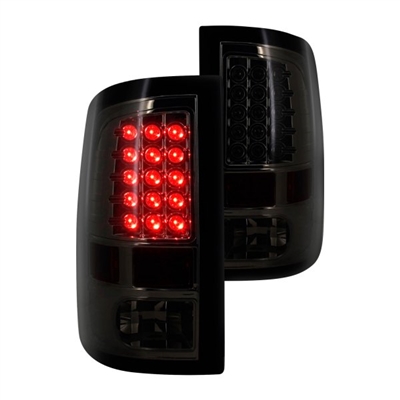 2010 - 2018 Dodge Ram 2500 LED Tail Lights - Smoke