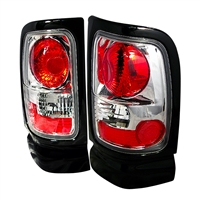 1994 - 2001 Dodge Ram 1500 Euro Style Tail Lights - Chrome