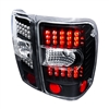 2001 - 2003 Ford Ranger LED Tail Lights - Black