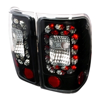 2001 - 2003 Ford Ranger LED Tail Lights - Black