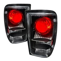 1993 - 1997 Ford Ranger Euro Style Tail Lights - Black