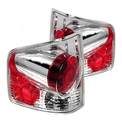 1994 - 2004 Chevy S-10 Euro Style Tail Lights - Chrome
