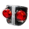 1994 - 2004 Chevy S-10 Euro Style Tail Lights - Black