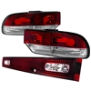 1989 - 1994 Nissan 240SX HB Euro Style Tail Lights - Red/Clear