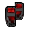 2007 - 2013 GMC Sierra LED Tail Lights - Smoke