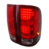 2007 - 2013 GMC Sierra LED Tail Lights - Red
