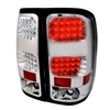 2007 - 2014 GMC Sierra HD LED Tail Lights - Chrome