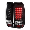 2003 - 2007 Chevy Silverado LED Tail Lights - Black