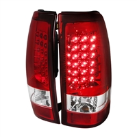 2003 - 2007 Chevy Silverado LED Tail Lights - Red