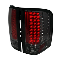 2007 - 2013 Chevy Silverado LED Tail Lights - Smoke