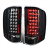 2007 - 2013 Chevy Silverado LED Tail Lights - Black