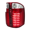 2007 - 2014 Chevy Silverado HD LED Tail Lights - Red