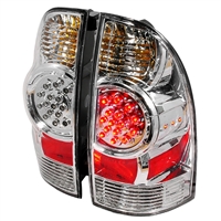 2012 - 2015 Toyota Tacoma LED Tail Lights - Chrome