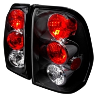 2002 - 2009 Chevy TrailBlazer Euro Style Tail Lights - Black