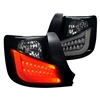 2011 - 2013 Scion tC LED Light Bar Tail Lights - Black/Smoke