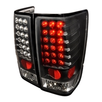 2004 - 2014 Nissan Titan LED Tail Lights - Black