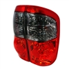 2004 - 2006 Toyota Tundra Double Cab LED Tail Lights - Red/Smoke