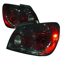 2002 - 2003 Subaru Impreza 4Dr Euro Style Tail Lights - Smoke