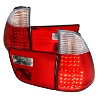2000 - 2003 BMW X5 LED Tail Lights - Red