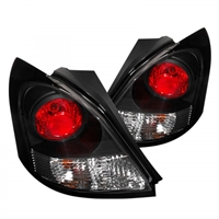 2006 - 2008 Toyota Yaris Hatchback Euro Style Tail Lights - Black