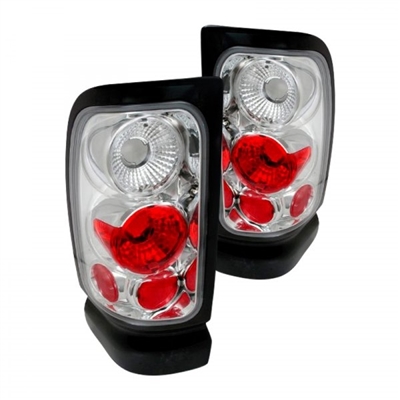 1994 - 2002 Dodge Ram 3500 Euro Style Tail Lights - Chrome