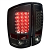 2007 - 2009 Dodge Ram 3500 LED Tail Lights - Smoke