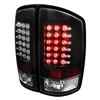 2007 - 2009 Dodge Ram 3500 LED Tail Lights - Black