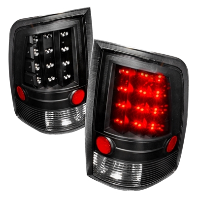 2010 - 2018 Dodge Ram 3500 LED Tail Lights - Black