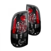 1999 - 2004 Ford F-550 LED Tail Lights - Smoke