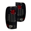 1999 - 2004 Ford F-350 LED Tail Lights - Smoke