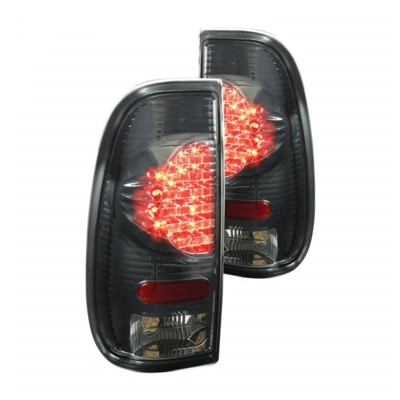 1999 - 2004 Ford F-350 LED Tail Lights - Smoke