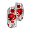 1999 - 2004 Ford F-550 Euro Style Tail Lights - Chrome