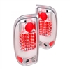 2005 - 2007 Ford F-350 LED Tail Lights - Chrome