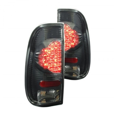 2005 - 2007 Ford F-450 LED Tail Lights - Smoke
