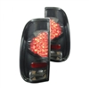 2005 - 2007 Ford F-550 LED Tail Lights - Smoke