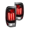 2005 - 2007 Ford F-450 LED Tail Lights - Black