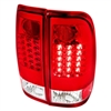 2005 - 2007 Ford F-550 LED Tail Lights - Red