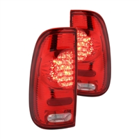 2005 - 2007 Ford F-350 LED Tail Lights - Red