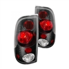 2005 - 2007 Ford F-450 Euro Style Tail Lights - Black