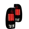 2008 - 2010 Ford F-350 LED Tail Lights - Black/Smoke