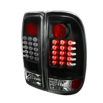 2008 - 2010 Ford F-450 LED Tail Lights - Black