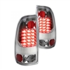 2011 - 2016 Ford F-550 LED Tail Lights - Chrome