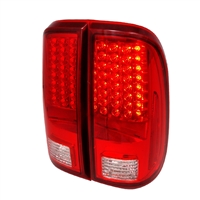 2011 - 2016 Ford F-350 LED Tail Lights - Red