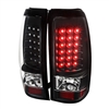 2001 - 2003 Chevy Silverado 3500 LED Tail Lights - Black