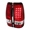 2001 - 2003 Chevy Silverado 3500 LED Tail Lights - Red